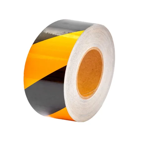 Sarı-Siyah Reflektif Bant 50mm x 46mt