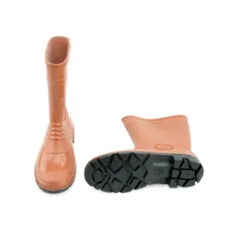 Gezer Kahverengi Kısa PVC İş Çizme