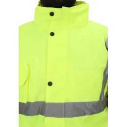 TP Yellow Yüksek Görünüklü Fosforlu İşçi parkası