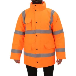 TP Orange Yüksek Görünüklü Fosforlu İşçi parkası