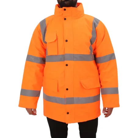 TP Orange Yüksek Görünüklü Fosforlu İşçi parkası