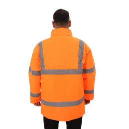 TP Orange Yüksek Görünüklü Fosforlu İşçi parkası