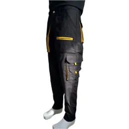 Çok Cepli Teknik Siyah İş Pantolonu