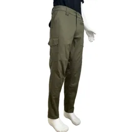 Çok cepli özel tasarım haki iş pantolonu