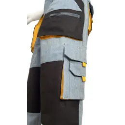 Çok cepli Kot tasarım teknik iş pantolonu