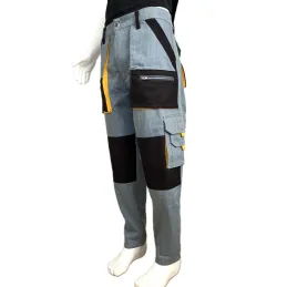 Çok cepli Kot tasarım teknik iş pantolonu