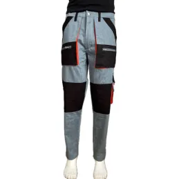 Çok cepli Kot Turuncu cep tasarım teknik iş pantolonu