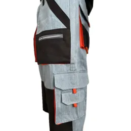 Çok cepli Kot Turuncu cep tasarım teknik iş pantolonu